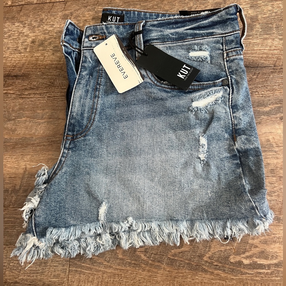 Kut From the Kloth high rise Jane shorts